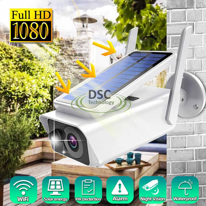 (image for) 1080P Wireless Security IP Solar Energy Camera Outdoor WIFI D/N