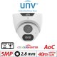 UNV 5MP LightHunter Weatherproof HD Turret TVI/AHD/CVI/CVBS Analog Security Camera with a 2.8mm Fixed Lens (UAC-T125-AF28M-W) (image for) UNV 5MP LightHunter Weatherproof HD Turret TVI/AHD/CVI/CVBS Analog Security Camera with a 2.8mm Fixed Lens (UAC-T125-AF28M-W)