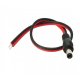 DC Power Lead male, pigtail for CCTV camera power (image for) DC Power Lead male, pigtail for CCTV camera power
