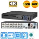 16CH 5IN1 4K/8MP DVR H.265+ Digital Video Recorder for CCTV BNC Security Camera (image for) 16CH 5IN1 4K/8MP DVR H.265+ Digital Video Recorder for CCTV BNC Security Camera