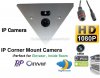 H.264/H.265 1080P 2.0MP IP Corner Network Camera Audio P2P Onvif 12VDC (image for) H.264/H.265 1080P 2.0MP IP Corner Network Camera Audio P2P Onvif 12VDC