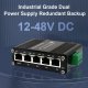 Mini Industrial 5 Ports Gigabit PoE Switch Hardened 5 Port RJ45 10/100/1000Mbps 802.3at Ethernet Switch Din Rail Mount PoE+ Switch 10Gbps Switching Capacity (image for) Mini Industrial 5 Ports Gigabit PoE Switch Hardened 5 Port RJ45 10/100/1000Mbps 802.3at Ethernet Switch Din Rail Mount PoE+ Switch 10Gbps Switching Capacity