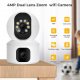 4MP Dual Lens WiFi IP Camera Wired indoor CCTV PTZ Home Security Smart Camera (image for) 4MP Dual Lens WiFi IP Camera Wired indoor CCTV PTZ Home Security Smart Camera