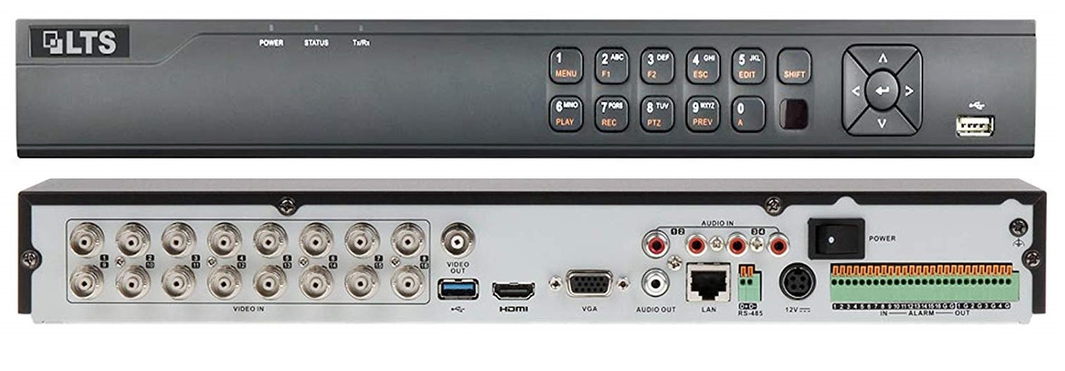 LTS LTD8516K-ST 16-Channel H.265+ HD-TVI Digital Video Recorder